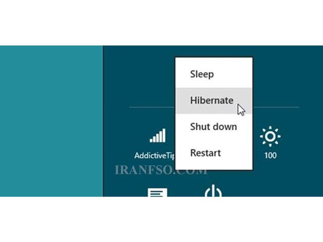 حالت خاموش و استندبای در ویندوز