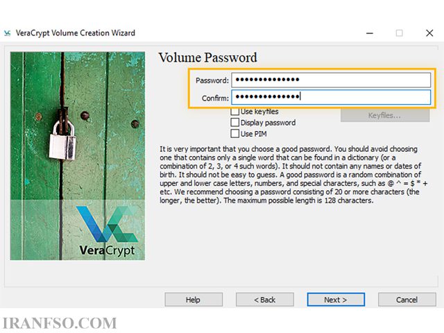 رمزگذاری پوشه با نرم افزار VeraCrypt