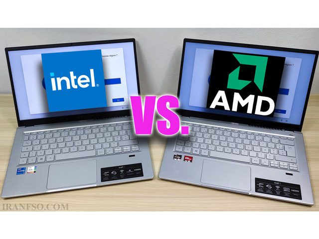 قیمت لپ تاپ Intel و AMD