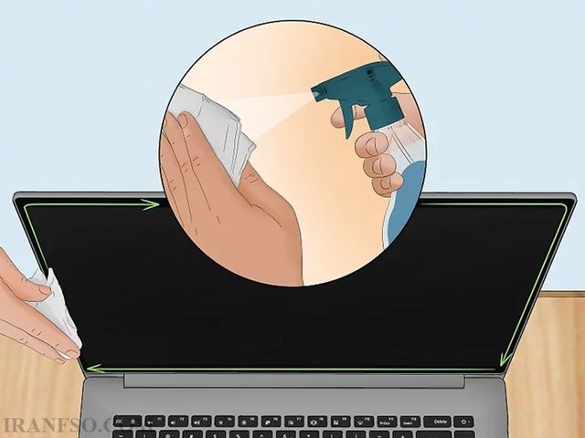 اقدامات لازم برای تمیز کردن صفحه نمایش لپ تاپ