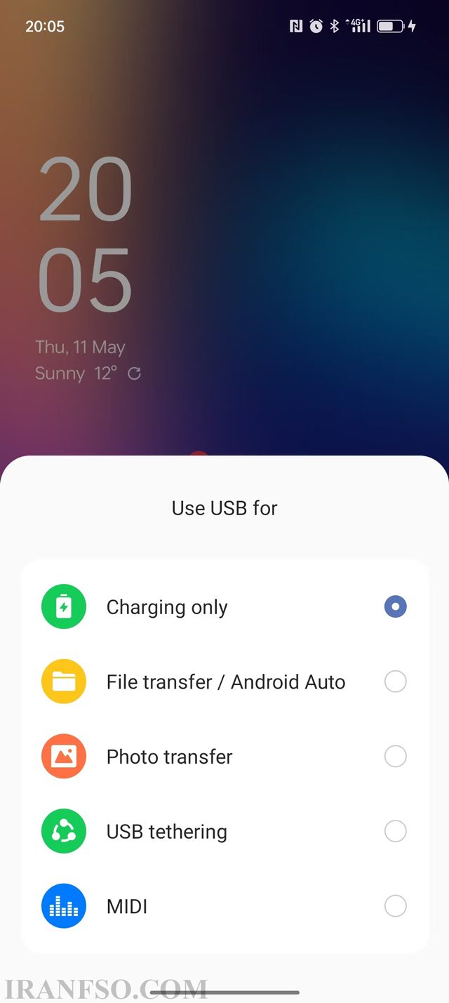 اتصال اینترنت از گوشی به لپ تاپ