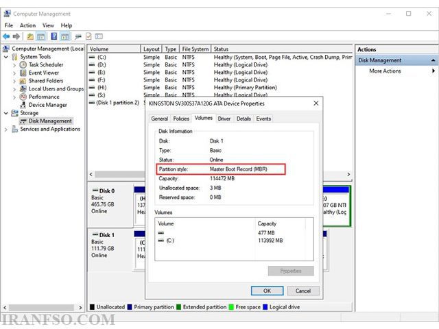 مزایا و معایب پارتیشنبندی MBR و GPT