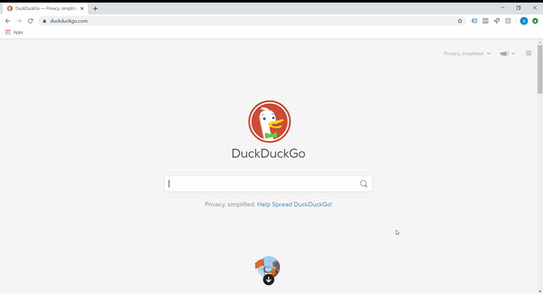 ویژگیهای DuckDuckGo