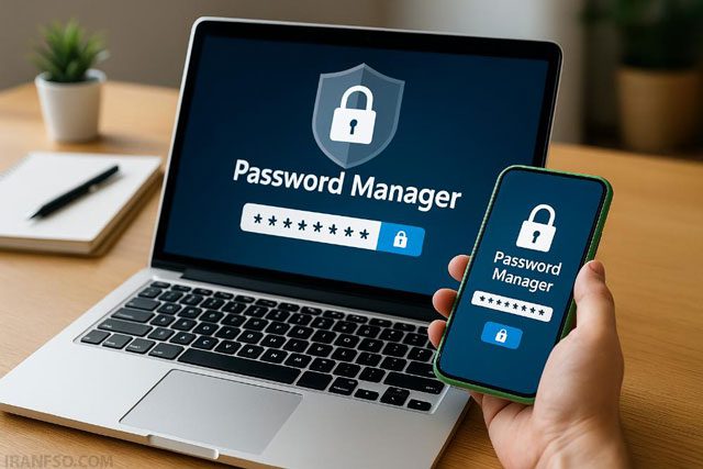 استفاده از رمزهای عبور قوی و مدیریت آن‌ها جهت حفظ امنیت امنیت کامپیوتر و لپ‌تاپ