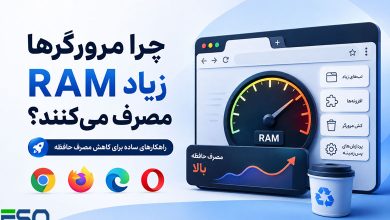 مرورگرها و رم:راز مصرف بالای حافظه توسط مرورگرهای وب
