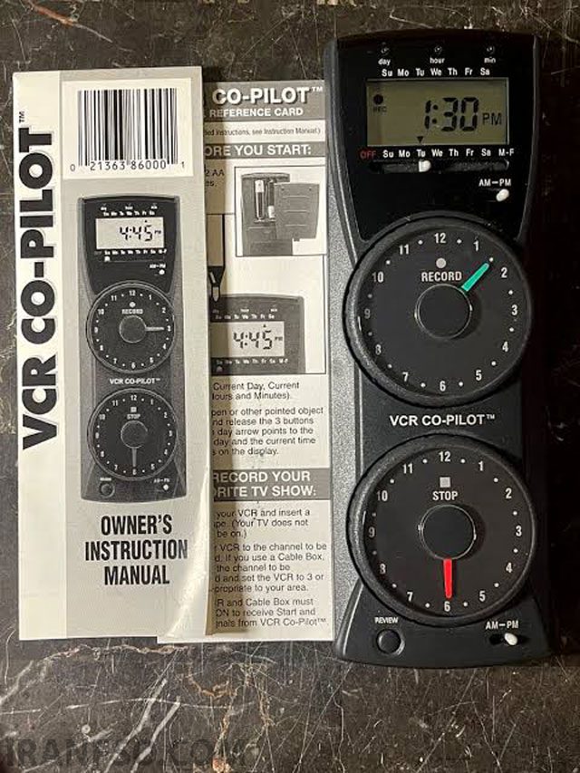 تایمر ضبط VCR