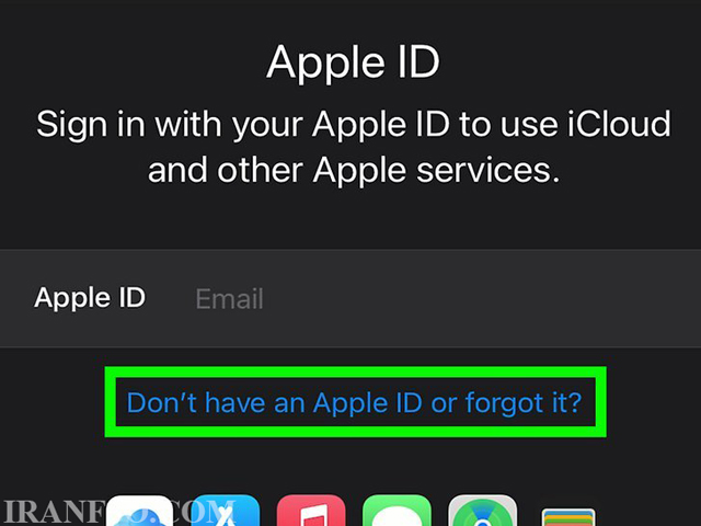 Don't have an Apple ID or forgot it