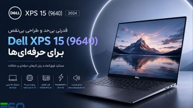 لپ تاپ Dell XPS 15 (9640) 2024:انتخابی ایده‌آل برای حرفه‌ای‌ها