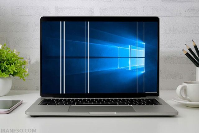 خطوط عمودی یا افقی روی screen