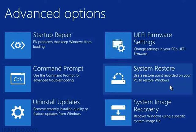 گزینهAdvanced-options