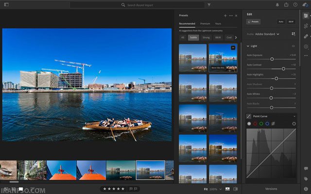 نسخهAdobe Lightroom (Cloud-based)