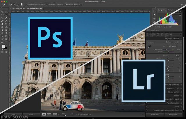 تفاوت Lightroom با Photoshop