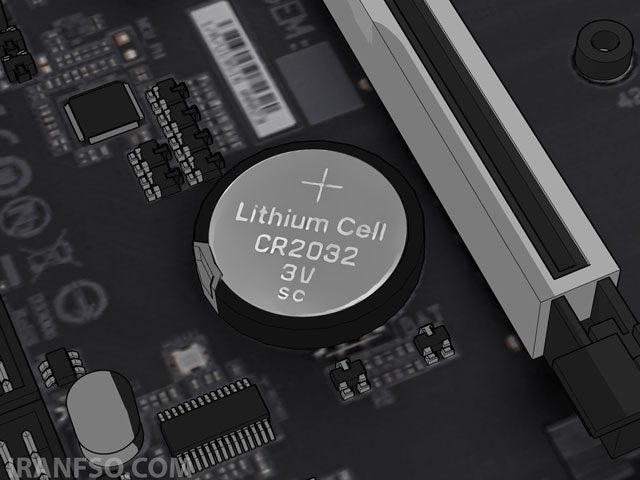 اسلات CMOS Battery