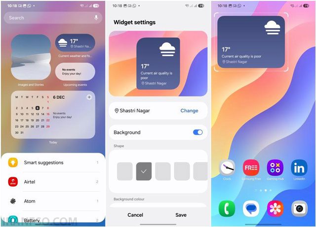 تغییر آیکون‌ها و ویجت‌هاChanging-icons