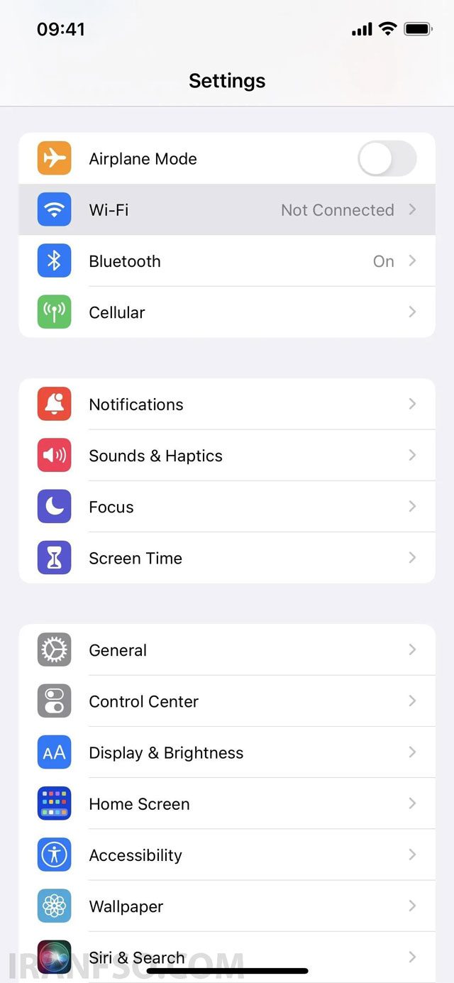 تنظیمات (Settings)