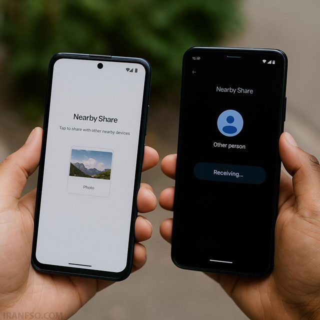 قابلیت اشتراک گذاری نزدیک (Nearby Share