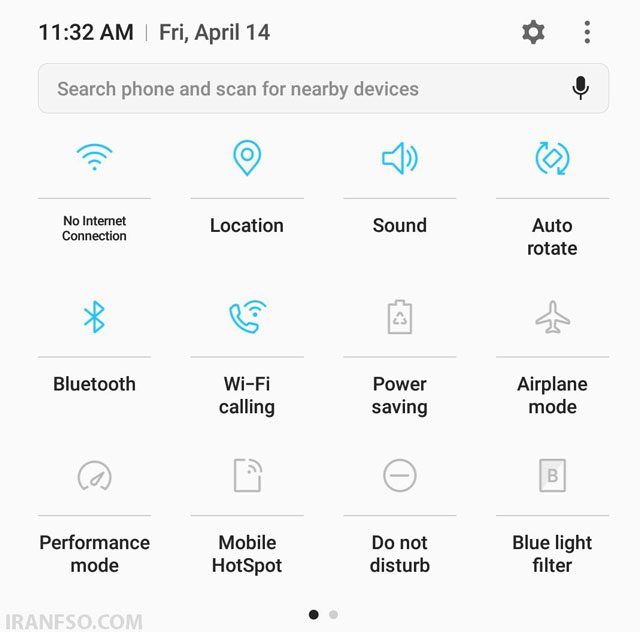 بلوتوث، Wi-Fi، و Disable GPS