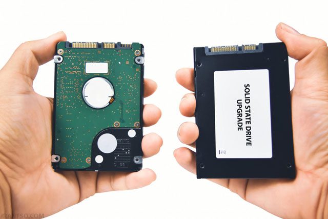 حافظه ذخیرهسازی (SSD یا HDD)