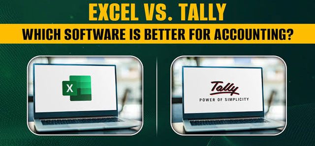 نرم‌افزارهای تخصصی مانند Excel، QuickBooks، Tally