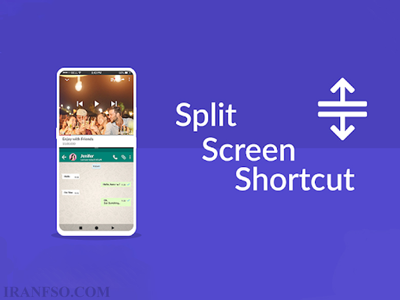 نرم افزارSplit Screen Shortcut