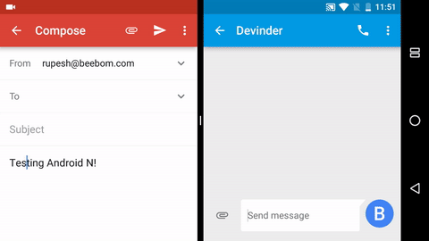 قابلیتSplit-Screen
