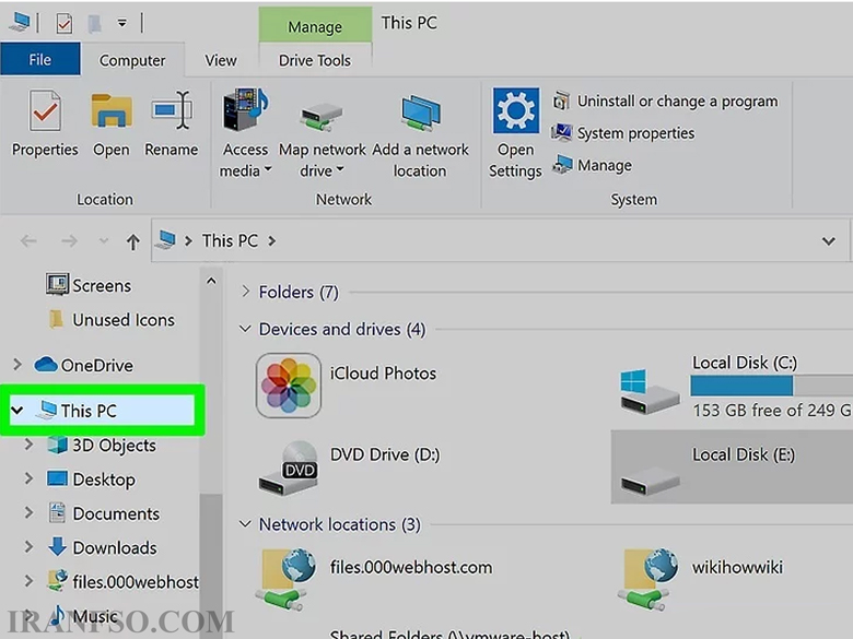 به This PC بروید.