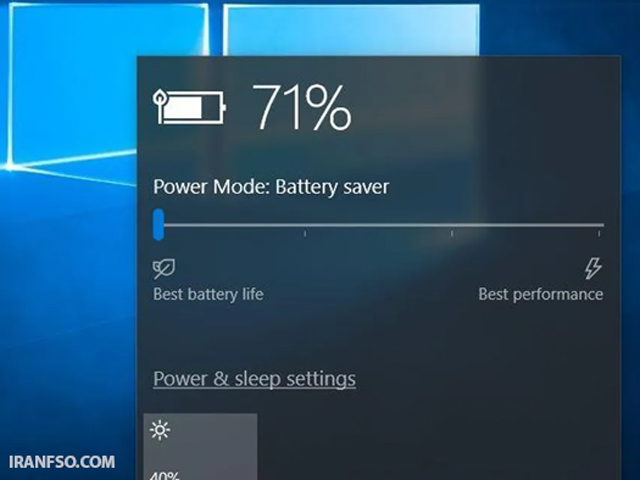 استفاده از حالت ذخیره باتری (Battery Saver Mode)