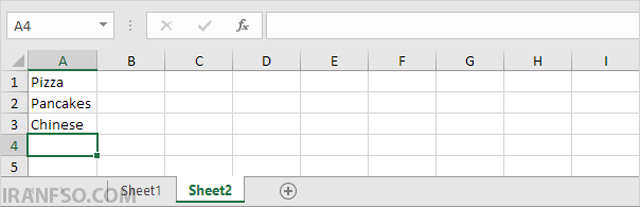 آموزش ساخت لیست کشویی در Excel – سریع و ساده