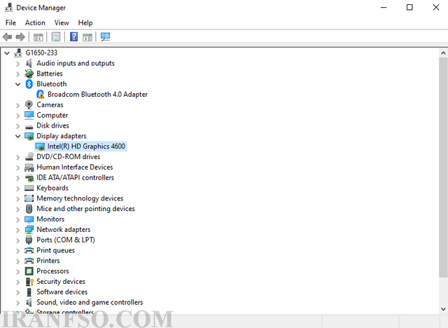 آموزش مشاهده کارت گرافیک در Device Manager