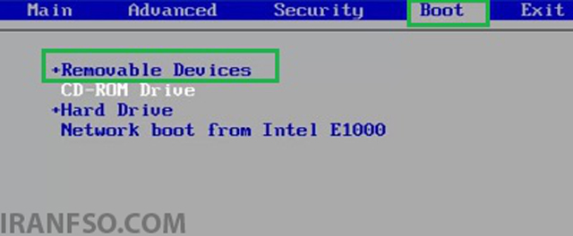 اصلاح Boot Order در BIOS/UEFI