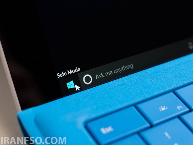 ریستارت و ورود به Safe Mode