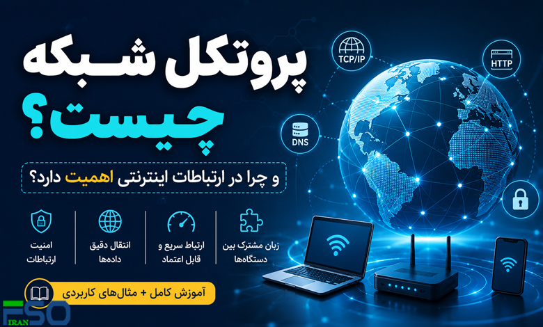 پروتکل شبکه چیست؟ | اهمیت پروتکلهای شبکه در اینترنت + آموزش کامل