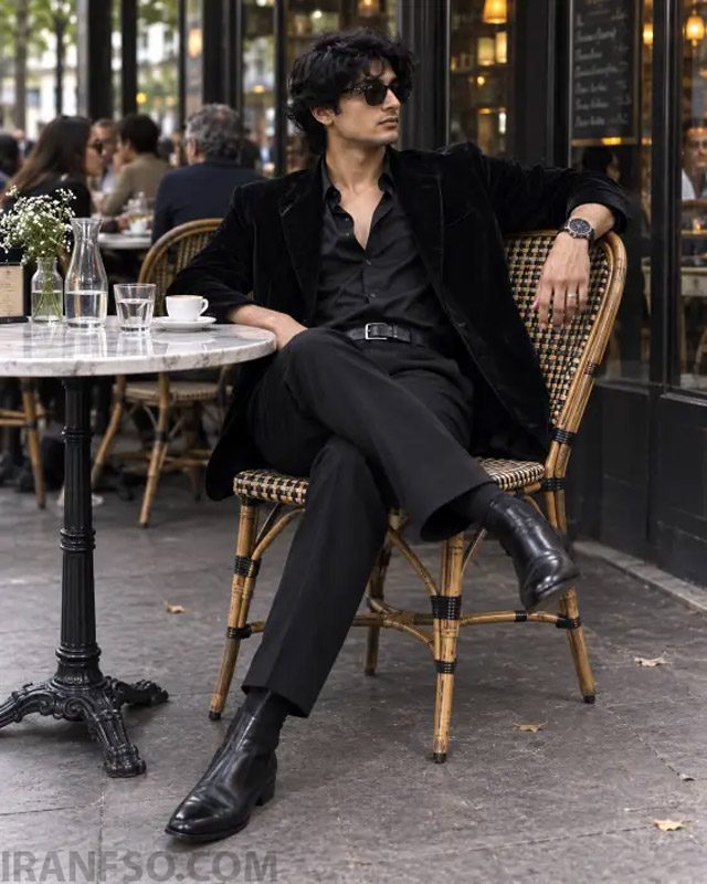 پرتره نشسته در کافه (Seated Café Portrait)