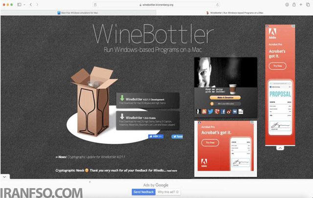 WineBottler؛ اجرای برنامه‌های ویندوزی با کمترین حجم