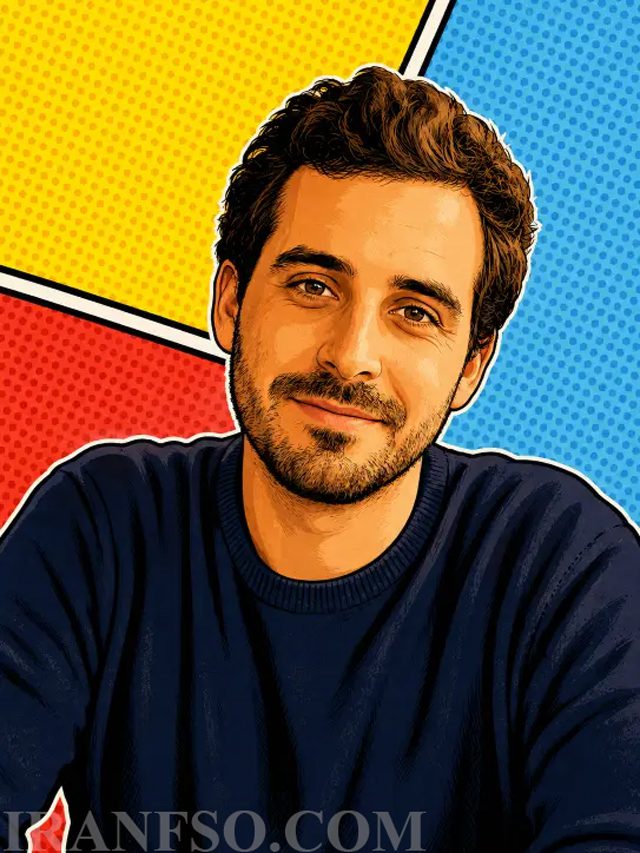 پرتره شاد و رنگارنگ (Bright Smiling Portrait)