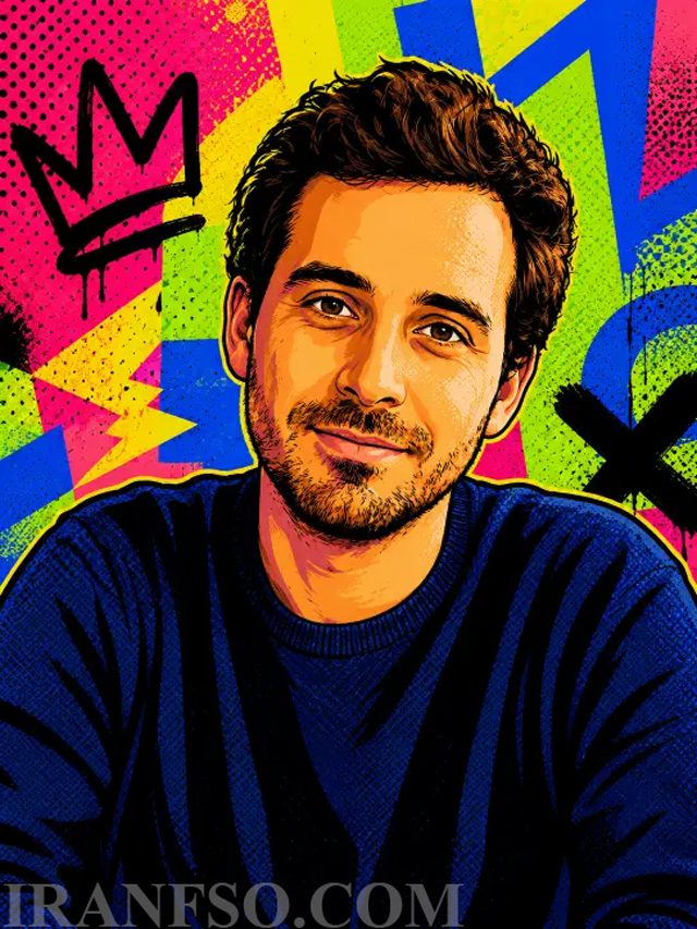 سبک Pop Art خیابانی (Vibrant Street Art Pop)