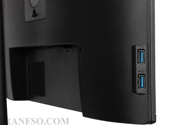 از پورتهای USB مانیتور خود استفاده کنید