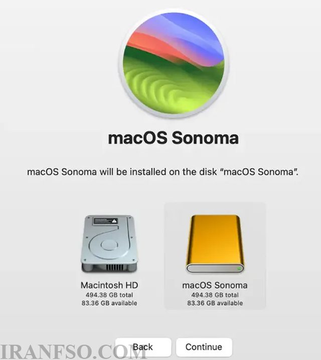 بوت کردن مک از روی فلش نصب macOS