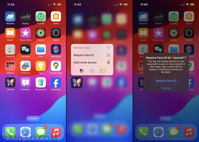 آموزش قفل کردن برنامه‌ها در آیفون