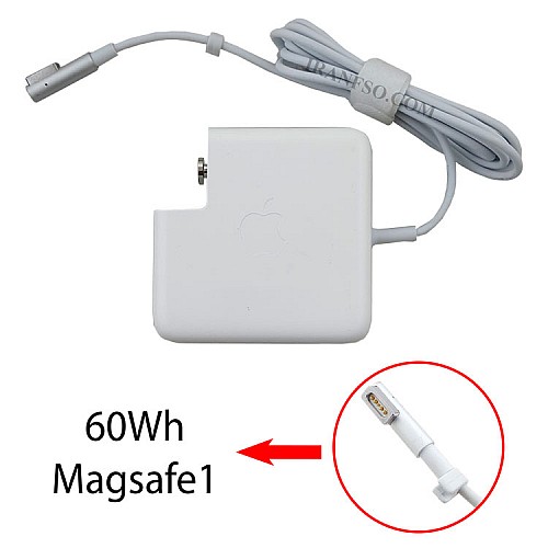 آداپتور لپ تاپ اپل Magsafe1 60W بدون پک