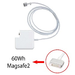 آداپتور لپ تاپ اپل Magsafe2 60W Gimo Plus بدون پک به همراه کابل