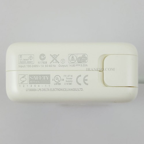 آداپتور لپ تاپ اپل Magsafe2 45W بدون پک-اورجینال