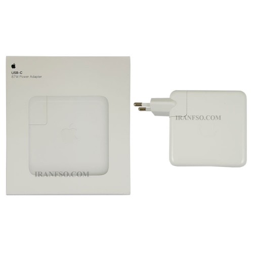 آداپتور لپ تاپ اپل Type C 87W بدون کابل