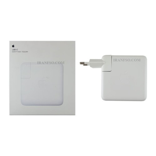 آداپتور لپ تاپ اپل Type C 96W بدون کابل