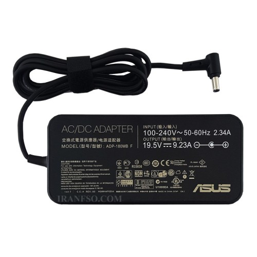 آداپتور لپ تاپ ایسوس 19.5V 9.23A Slim Gimo Plus سوزن دار