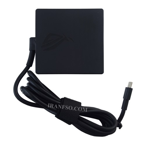 آداپتور لپ تاپ ایسوس 5V 3A_9V 3A_15V 3A_20V 5A Type C مربعی