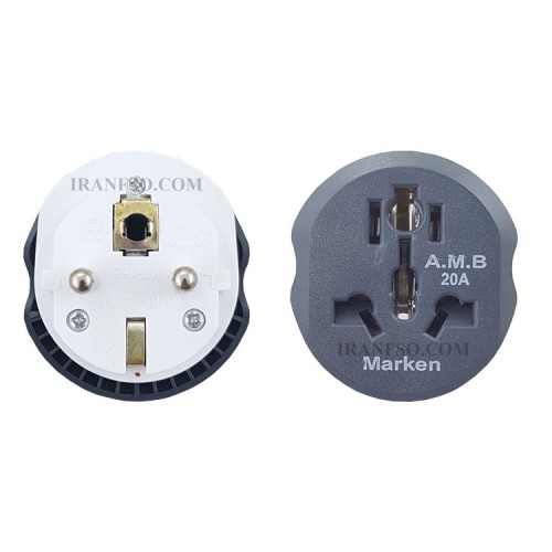 آداپتور لپ تاپ ایسوس 19V 3.42A مربعی زنبوکی سرفیش بزرگ 4*1.35mm به همراه تبدیل