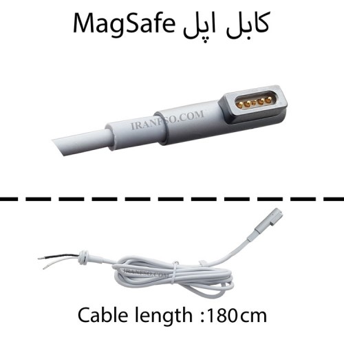 کابل آداپتور لپ تاپ اپل MagSafe1_1.8M