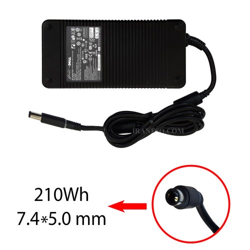 آداپتور لپ تاپ دل 19.5V 10.8A Gimo Plus کابل سه تایی