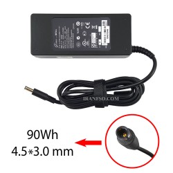 آداپتور لپ تاپ دل 19.5V 4.62A سرریز سوزن دار